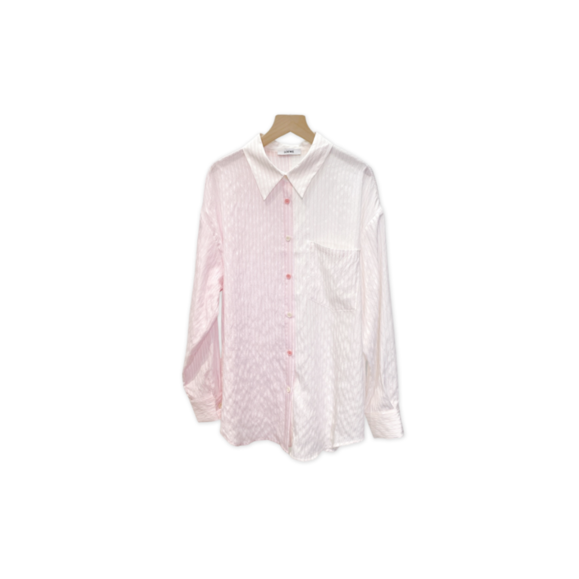 L0ew* striped color-blocked shirt